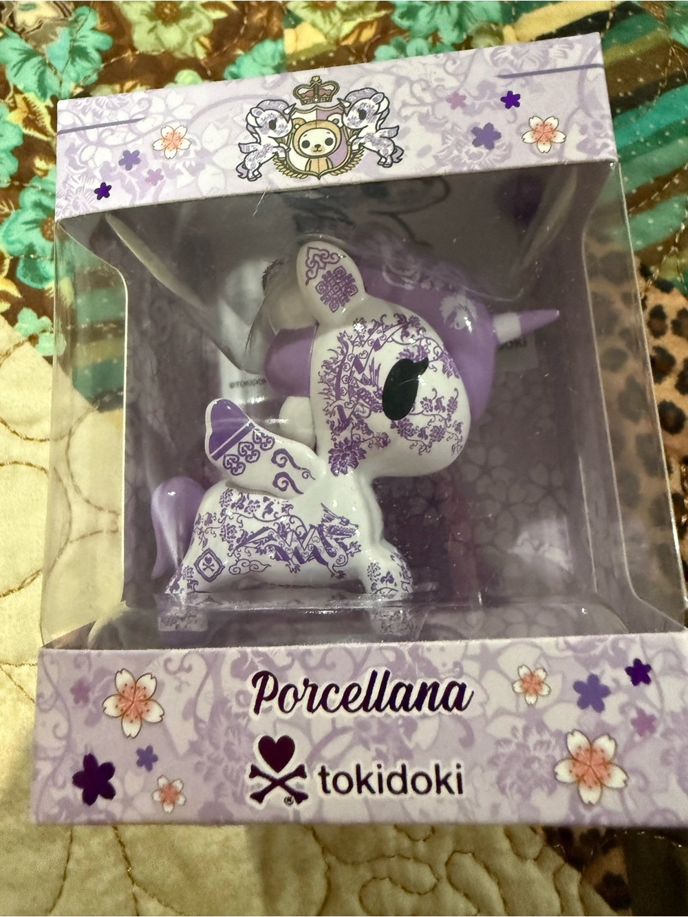 Tokidoki Porcellana Unicorno Vinyl Figure in its original packaging